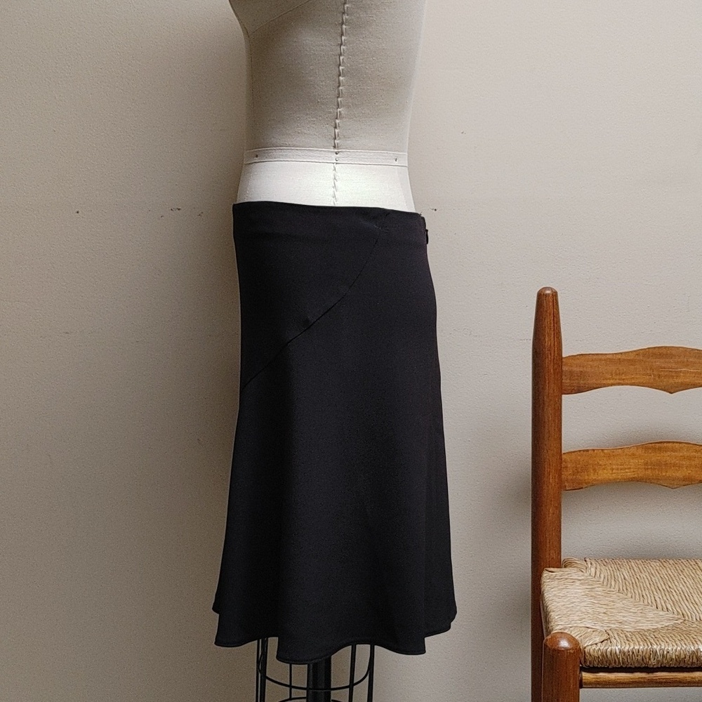 Stella McCartney Black Flare Knit Skirt. sz 42 - Picture 6 of 12